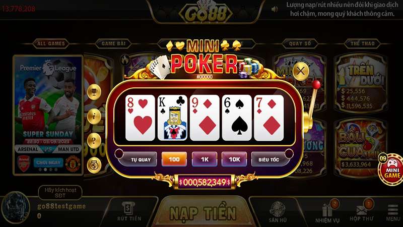 Quản lý vốn cược thông minh khi chơi Poker Go88